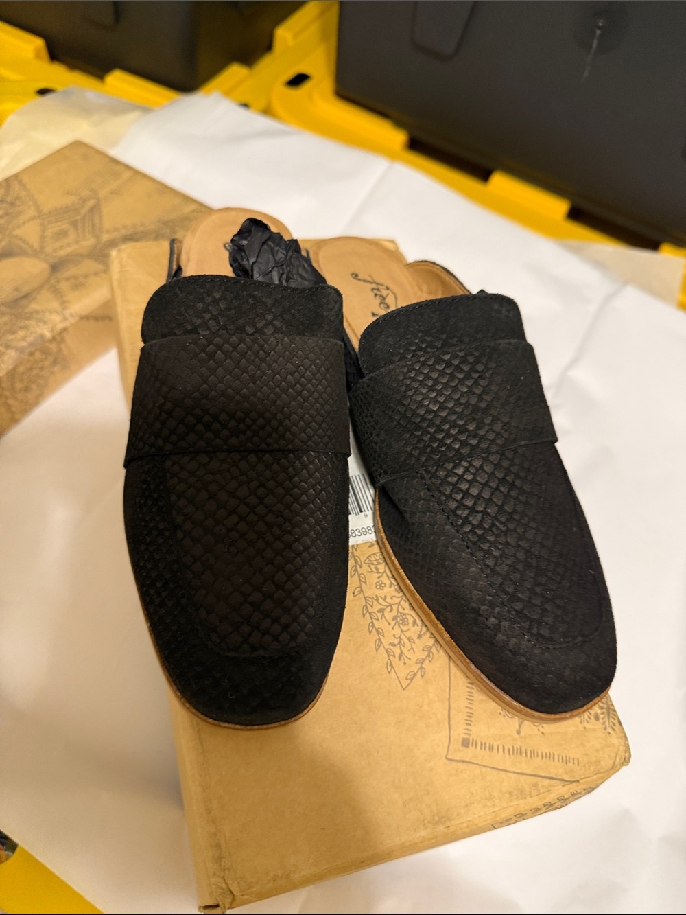 Free people🌹 Black Women's Slip-On Mule Loafer